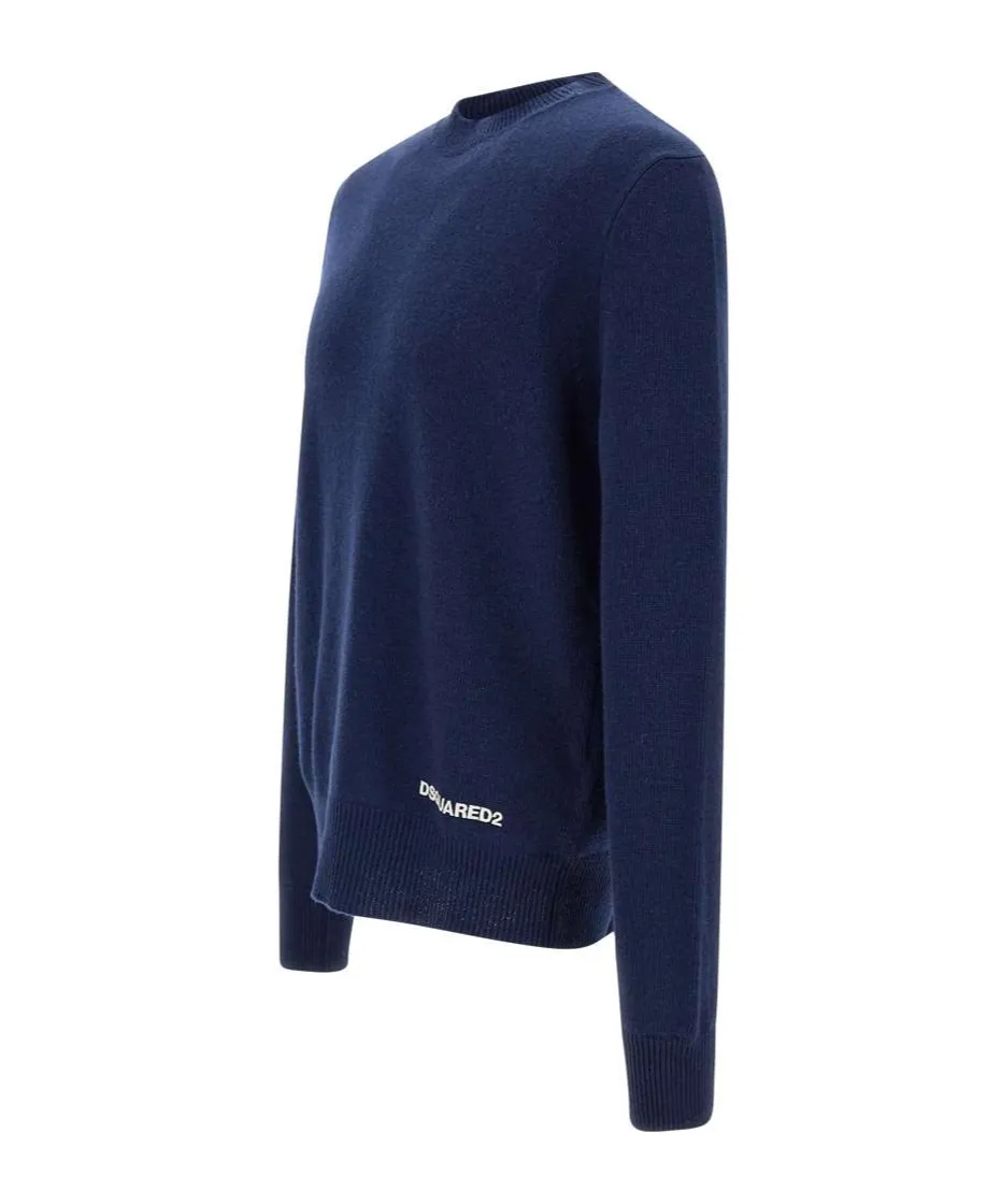 Logo Embroidered Crewneck Jumper