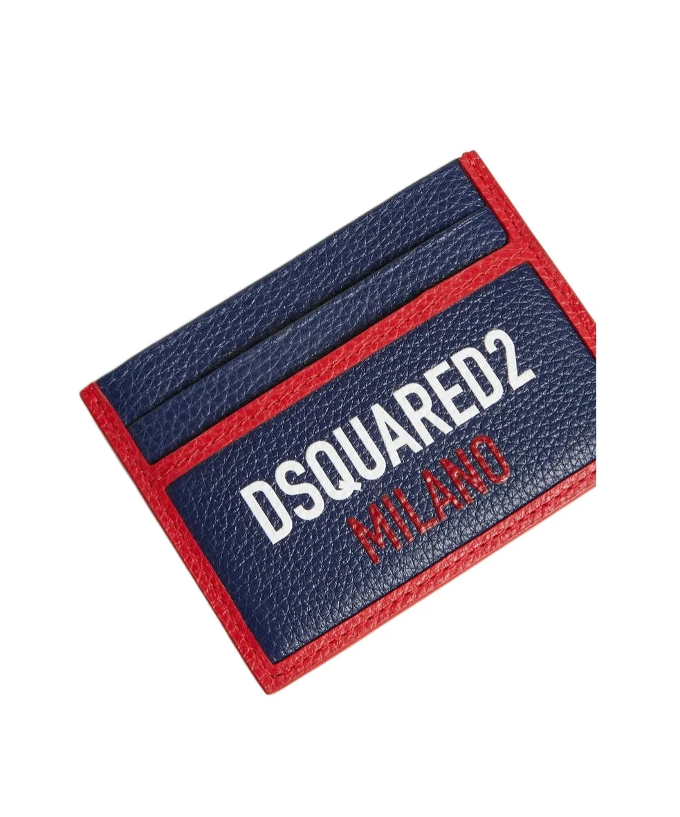 Logo-Print Card Holder