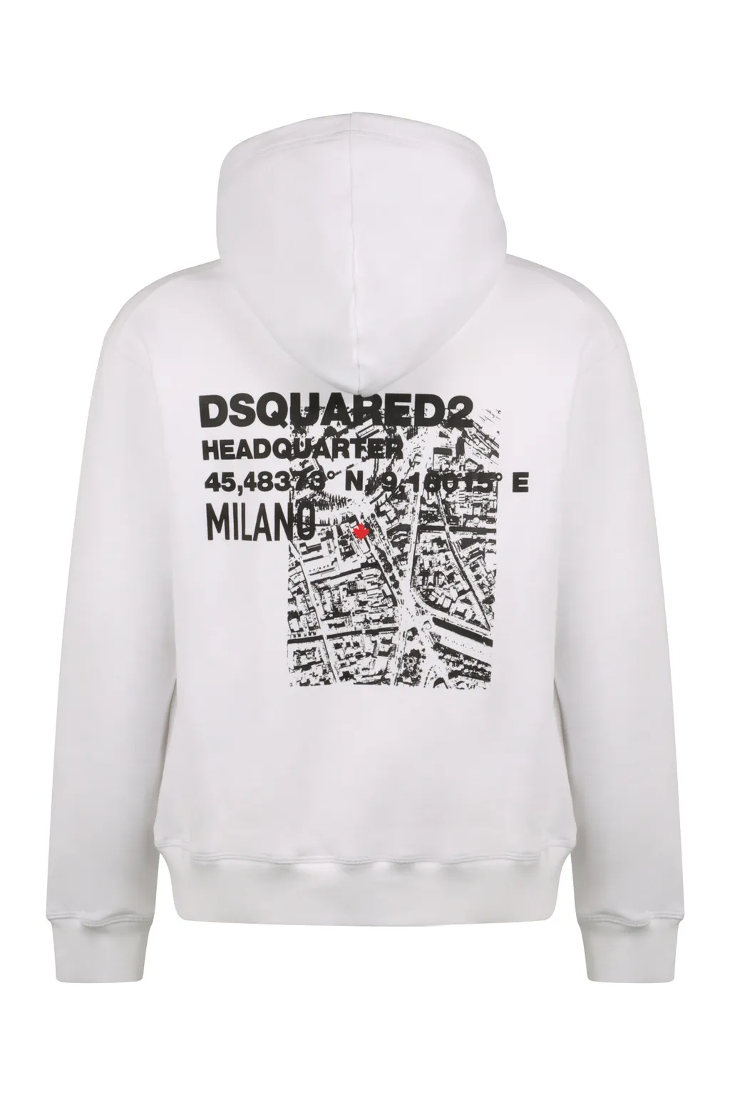Ceresio Map Cool Fit Hoodie