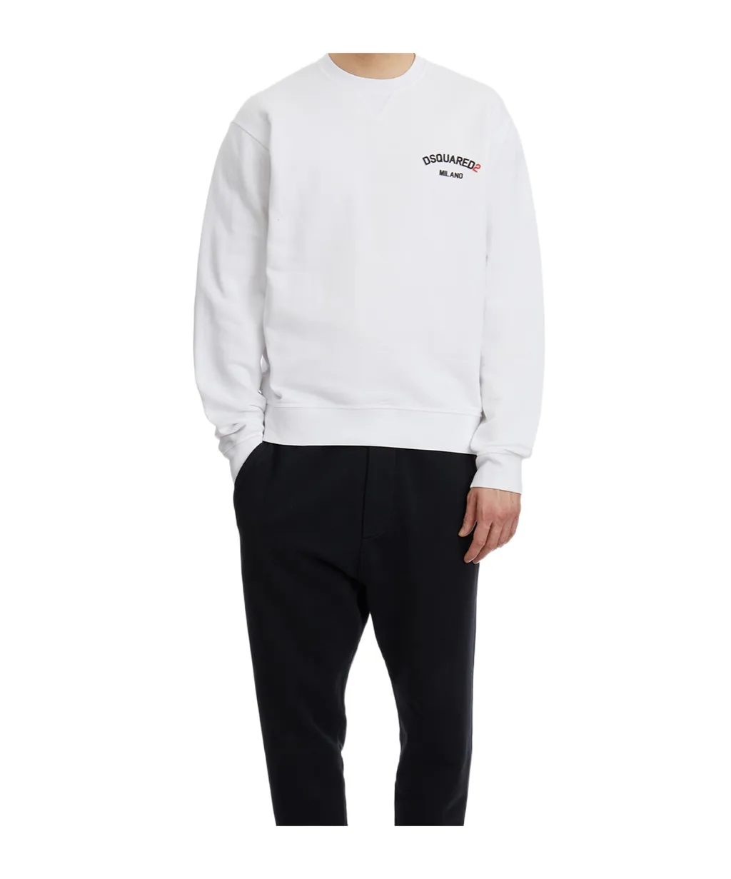 Logo-Printed Crewneck Sweatshirt