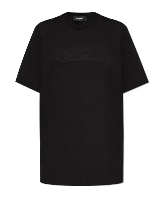 Logo Embossed T-Shirt Dress