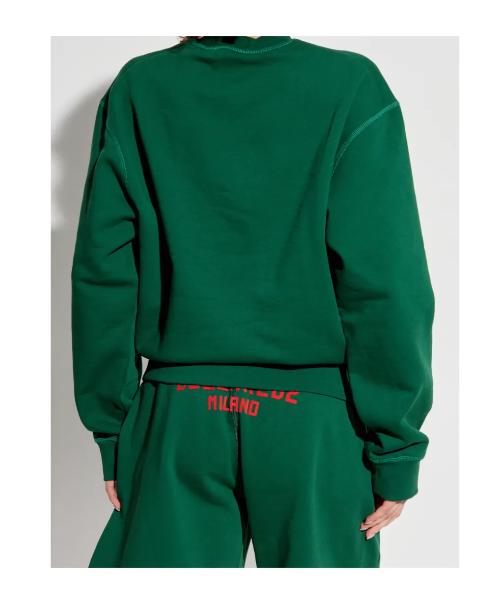 Logo Printed Crewneck Sweatshirt