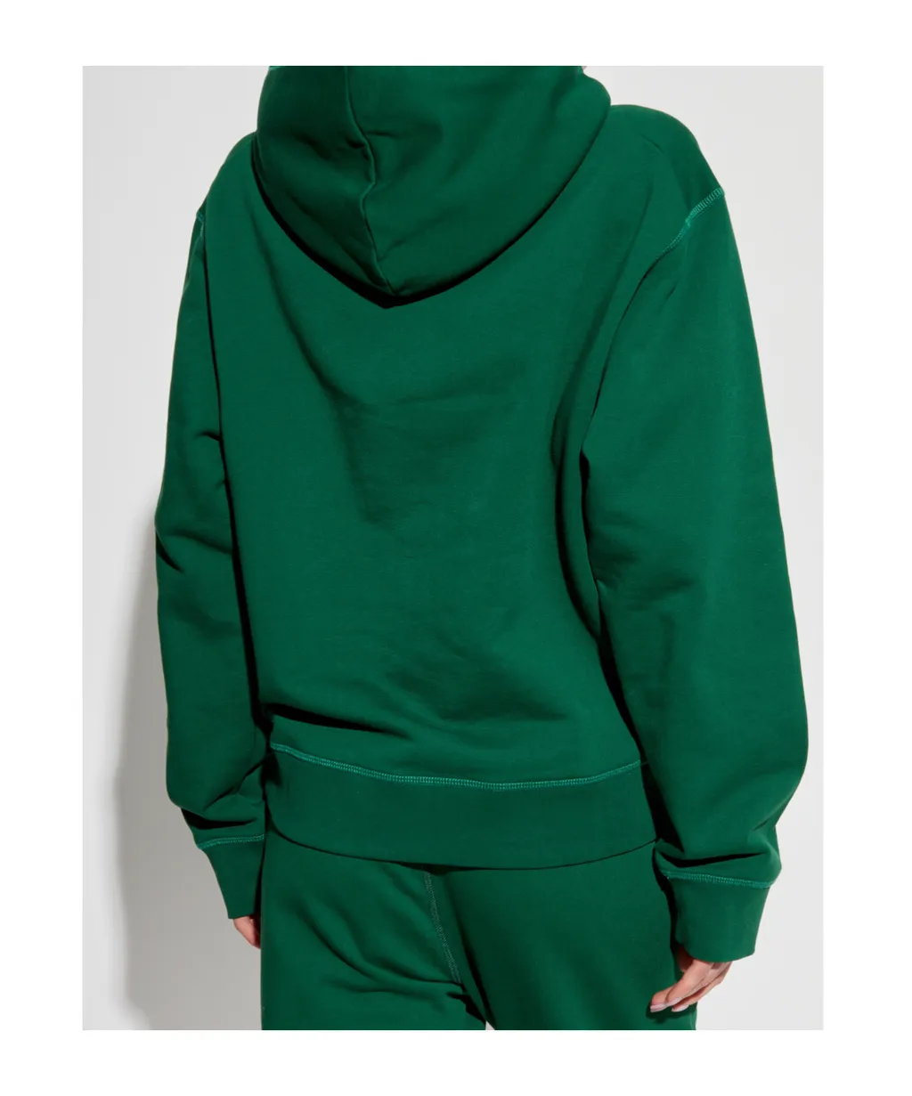 Logo Printed Drawstring Hoodie
