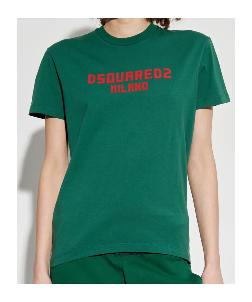 Logo Printed Crewneck T-Shirt