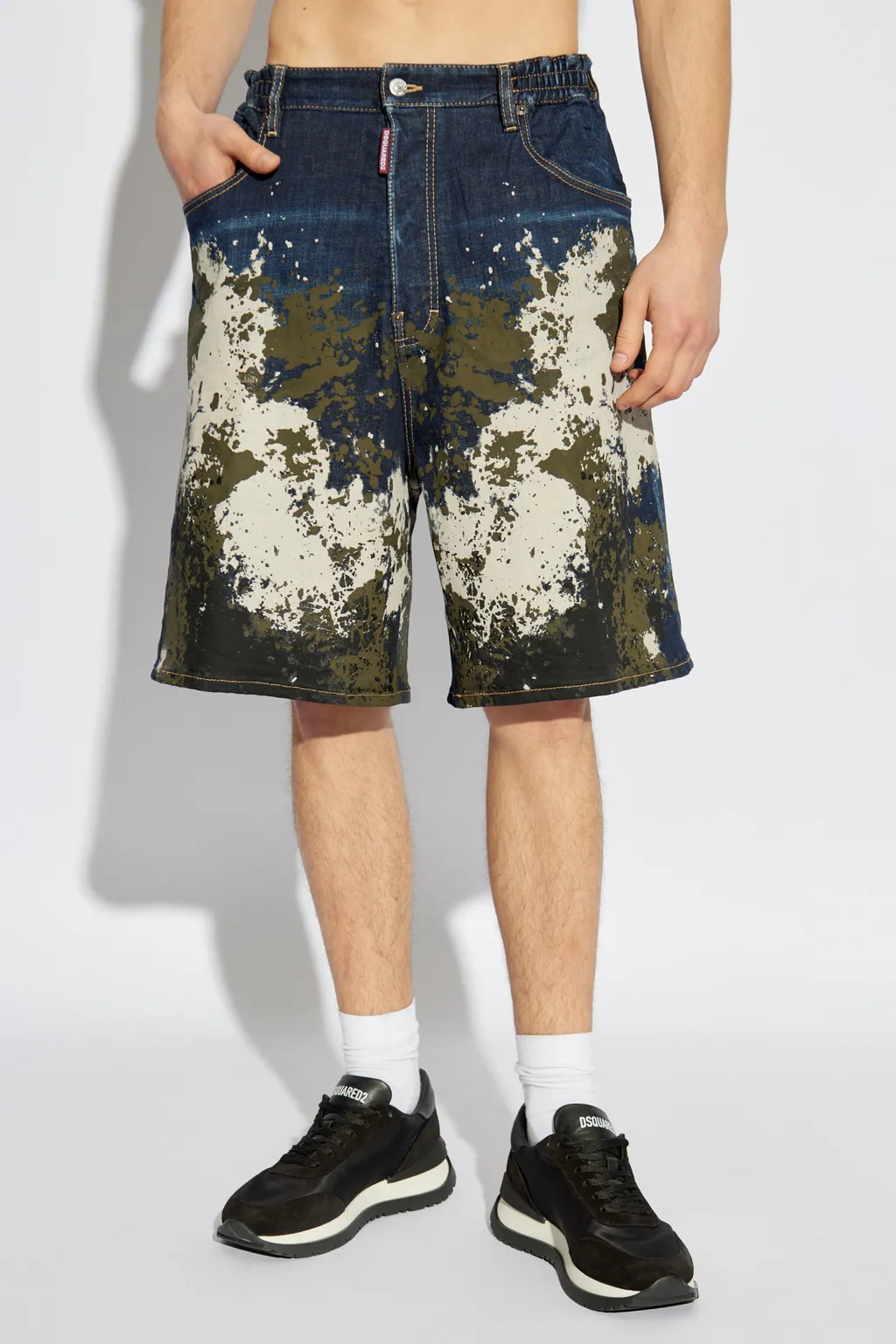 Sprayed Effect Shorts