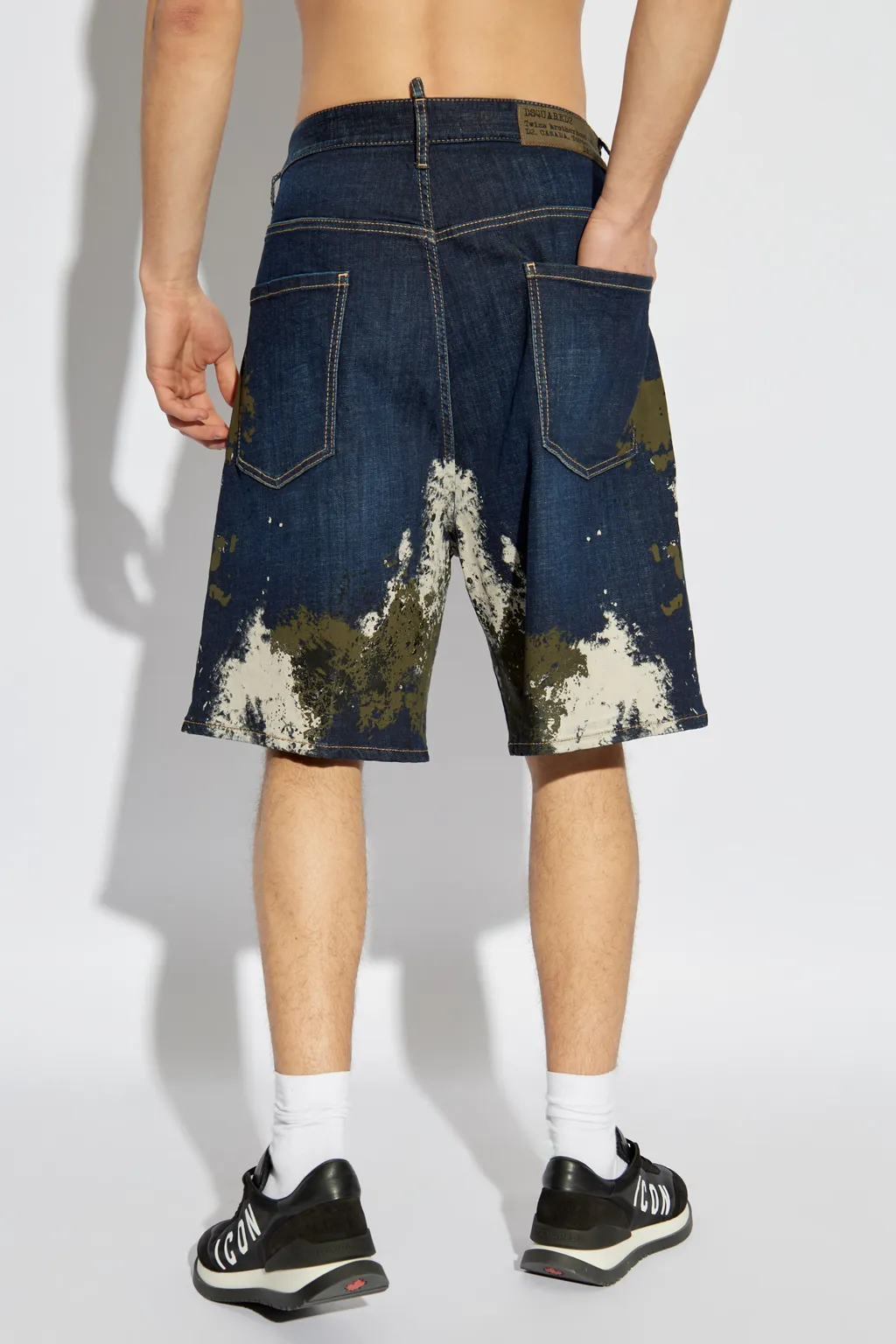 Sprayed Effect Shorts