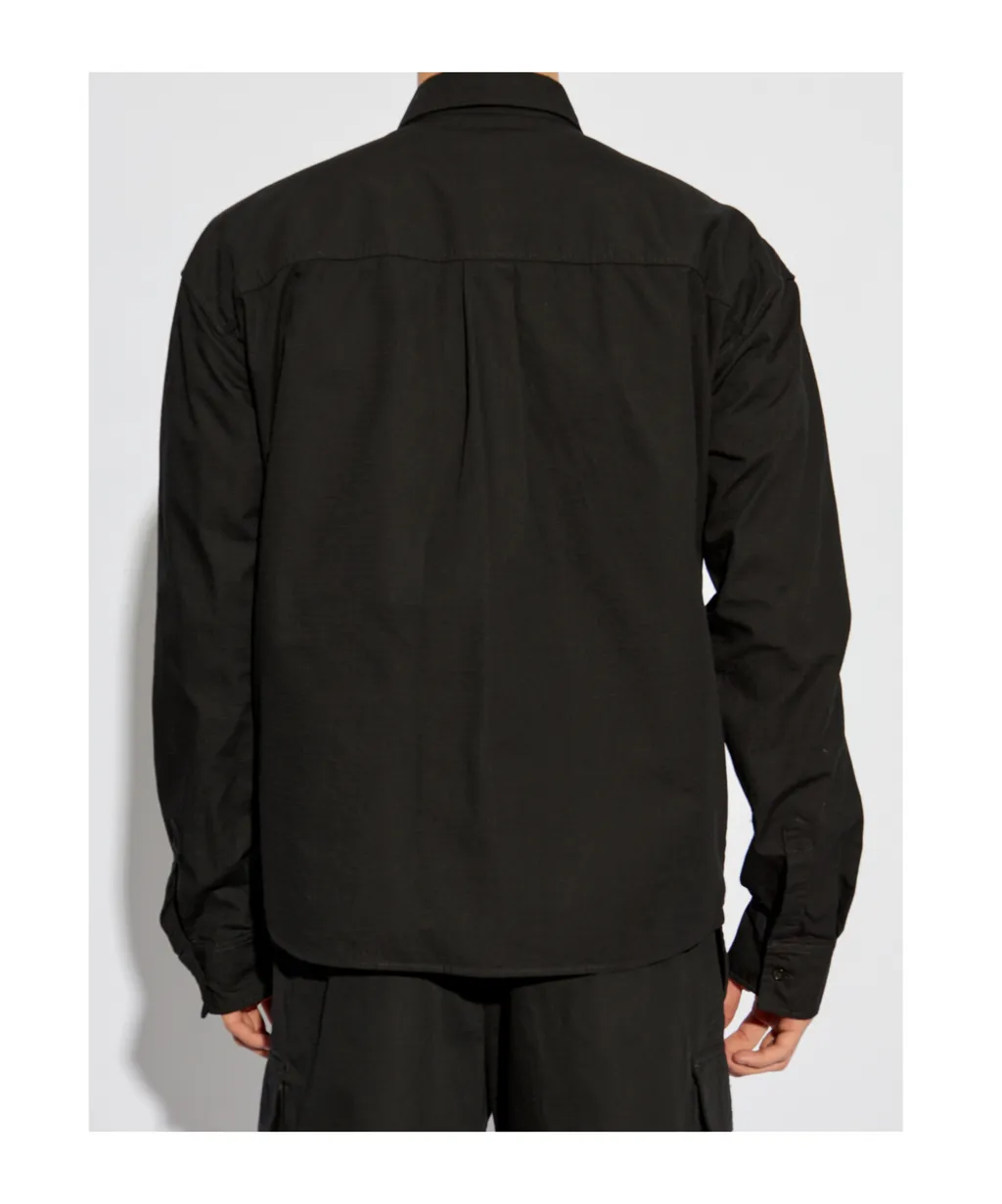 Icon Logo Printed Long-Sleeved Shirt