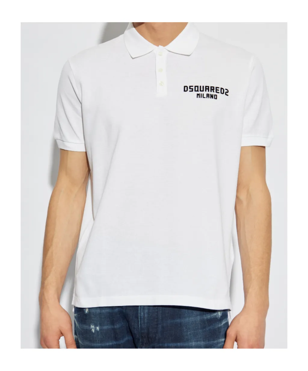 Logo Detailed Short-Sleeved Polo Shirt