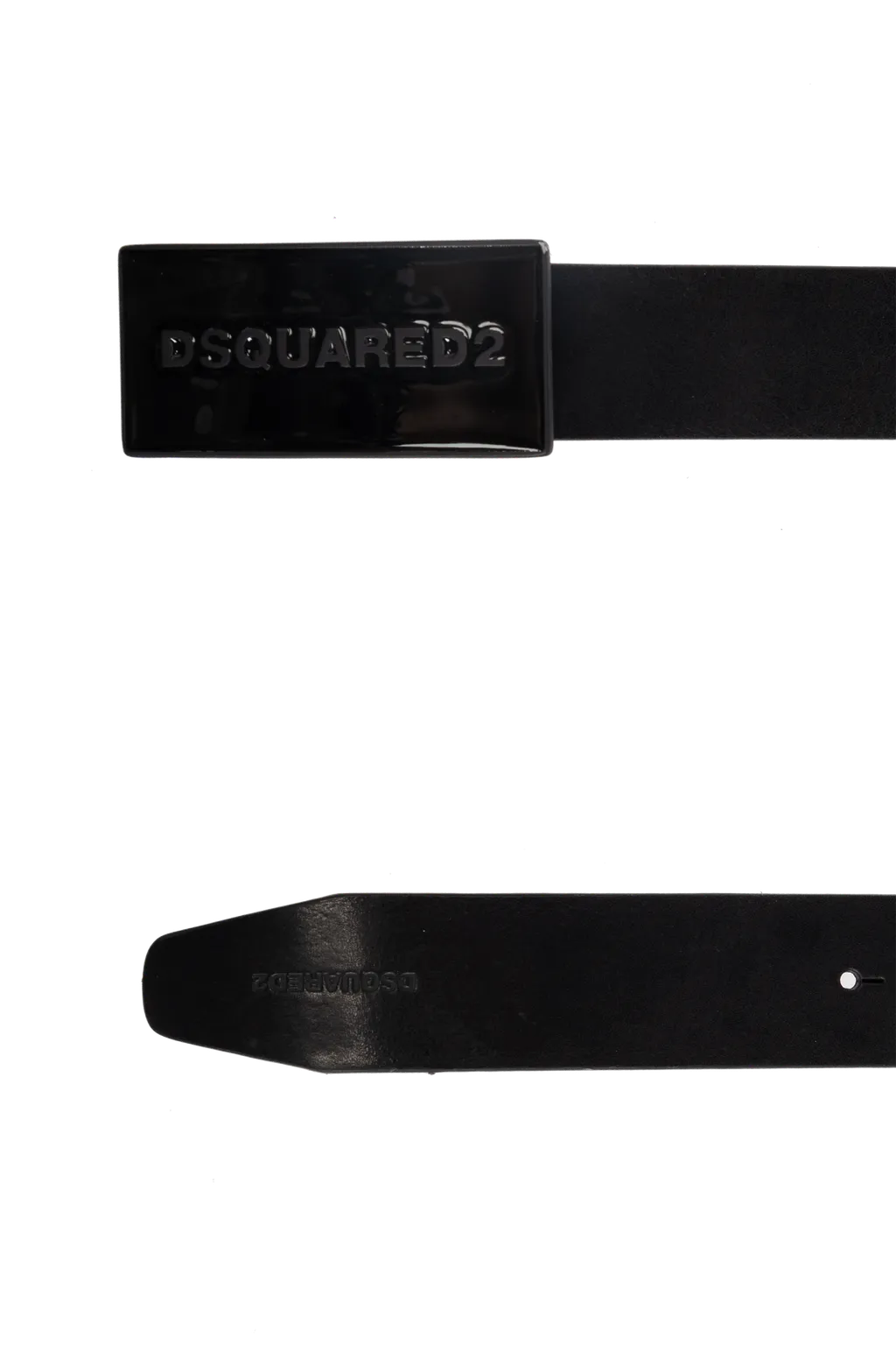 Logo Plaque Buckle Belt