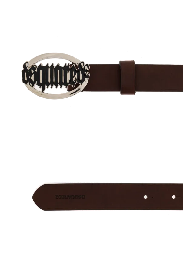 Logo Plaque Buckle Belt