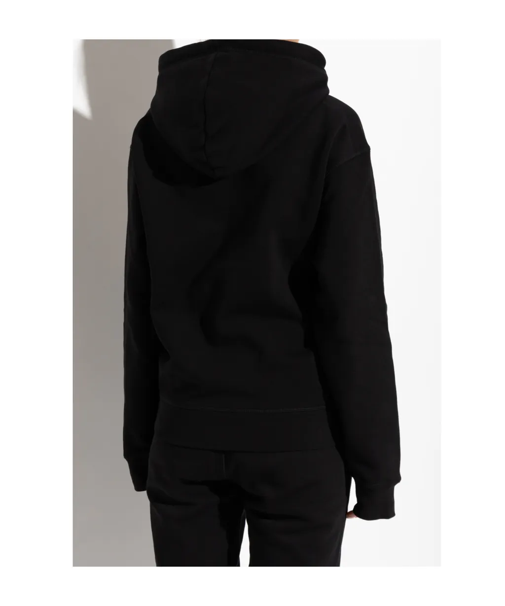 Logo Printed Drawstring Hoodie