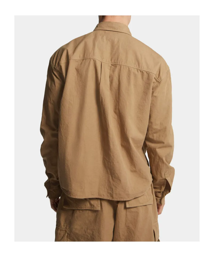 Icon Logo Printed Long-Sleeved Shirt