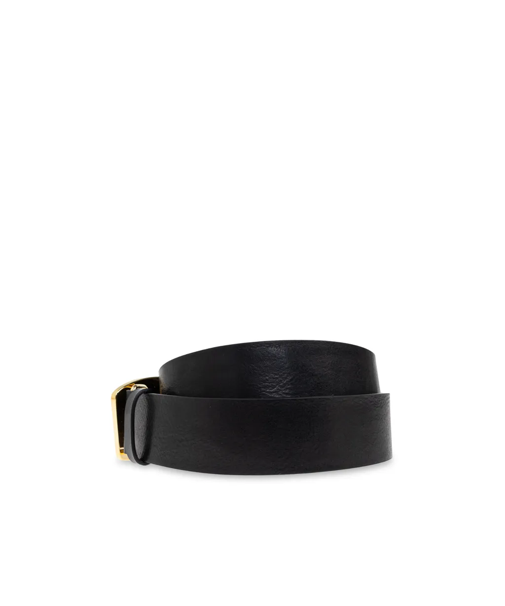 Logo Plaque Buckle Belt
