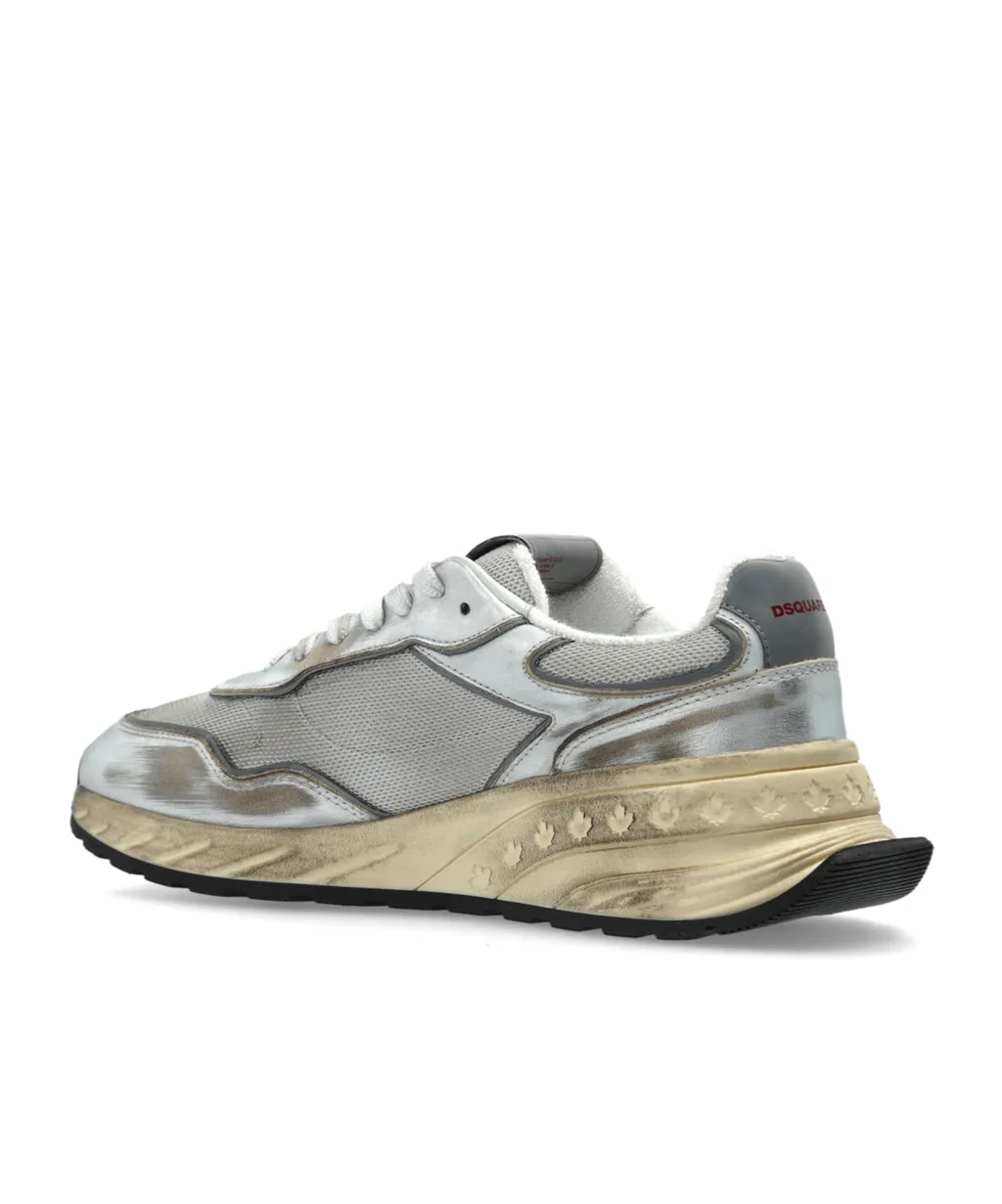 Distressed Low-Top Sneakers