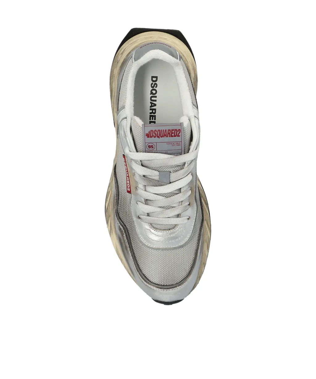 Distressed Low-Top Sneakers