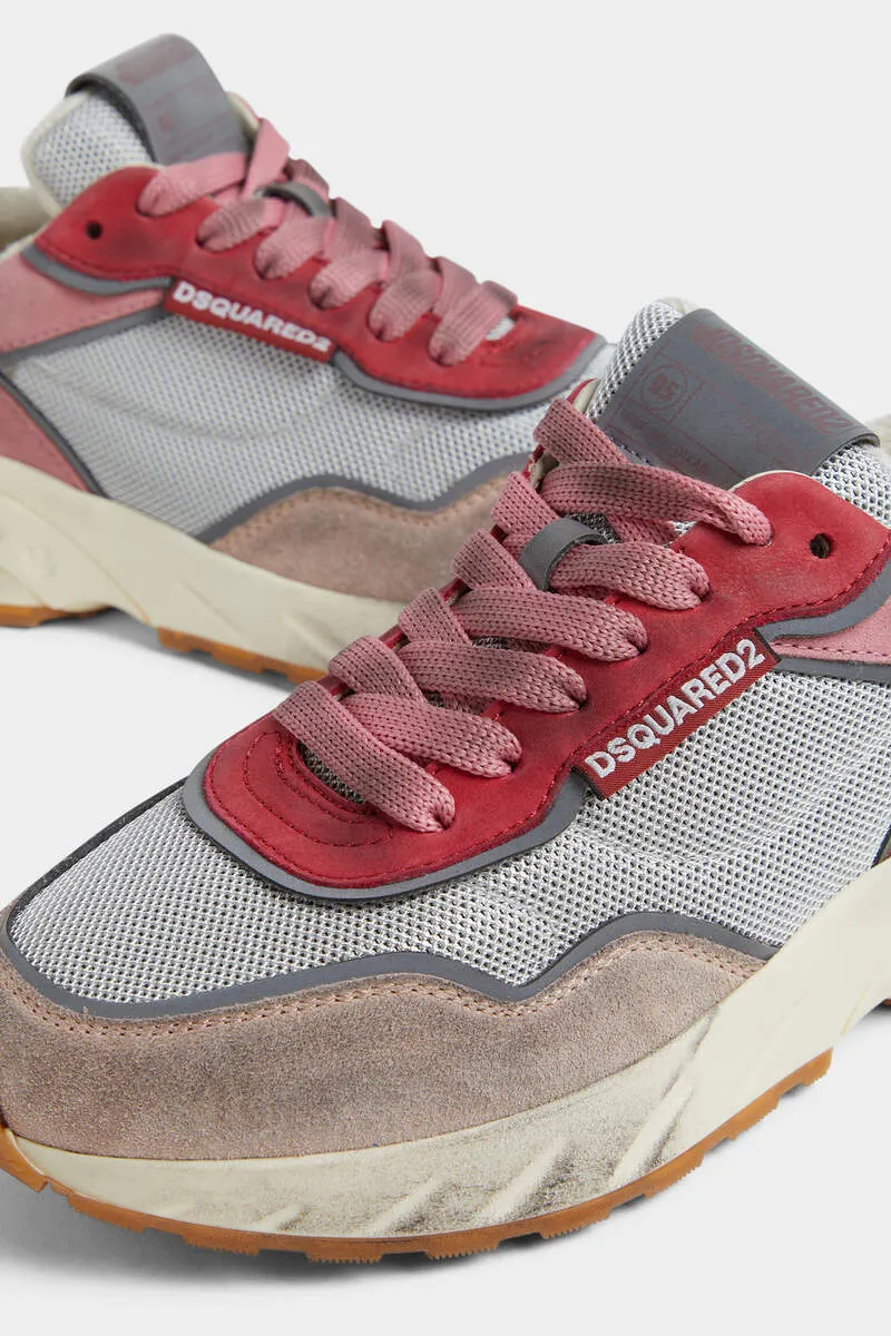 Distressed Low-Top Sneakers