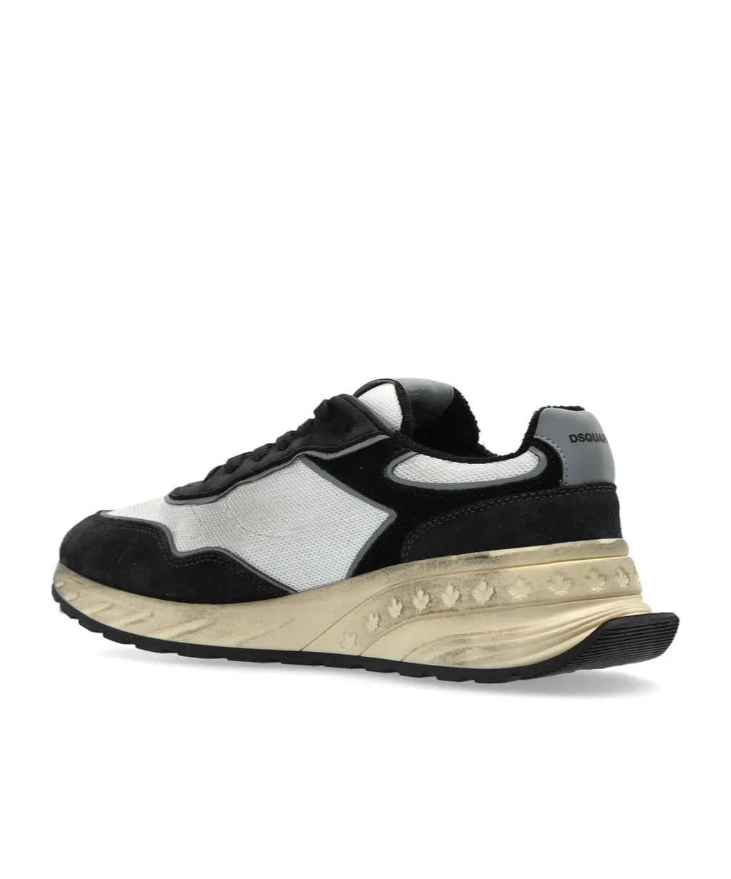 Distressed Low-Top Sneakers