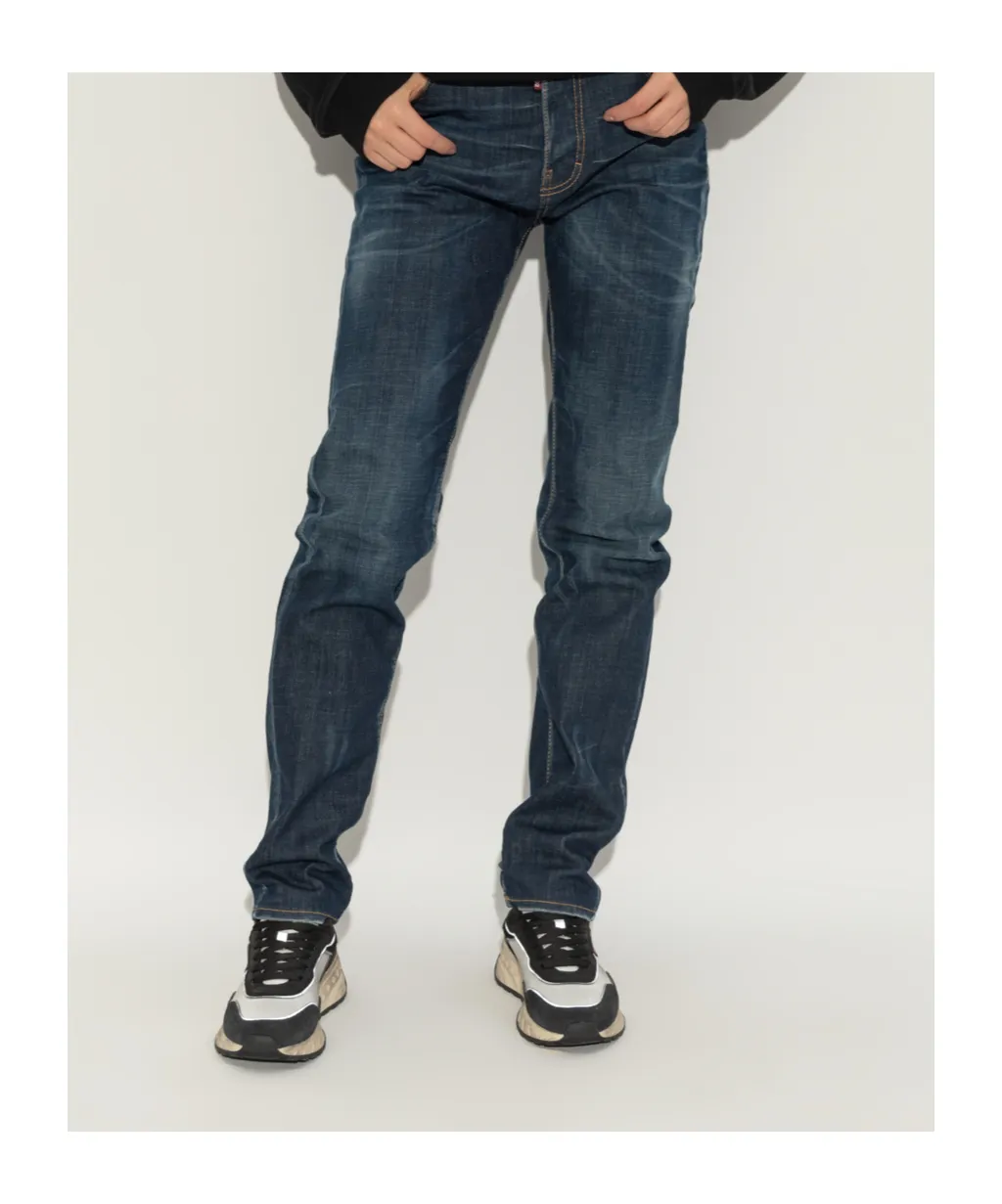 Distressed Low-Top Sneakers