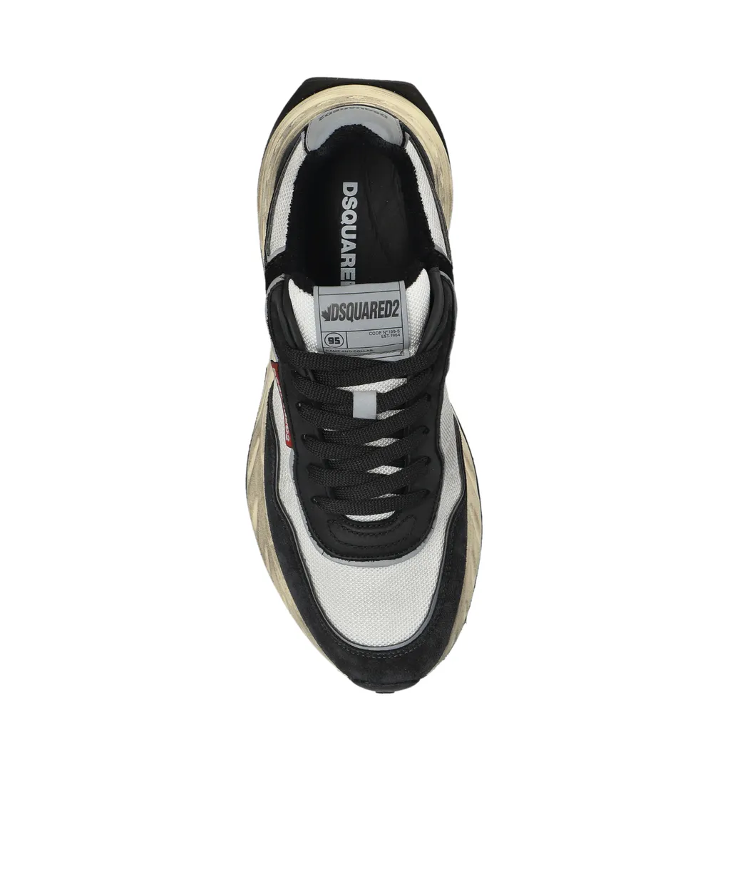 Distressed Low-Top Sneakers