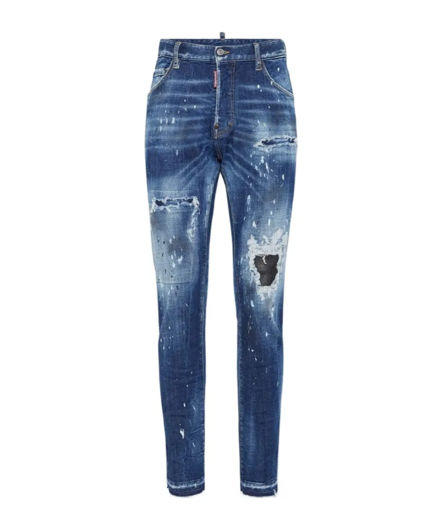 Medium Ripped Wash Cool Guy Jeans