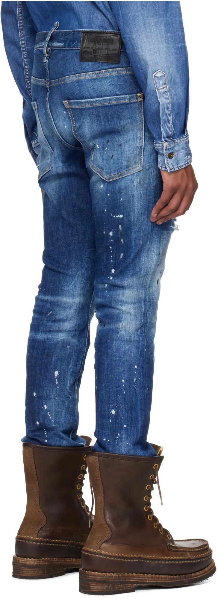 Medium Ripped Wash Cool Guy Jeans