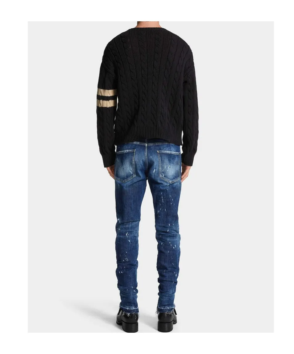 Medium Ripped Wash Cool Guy Jeans