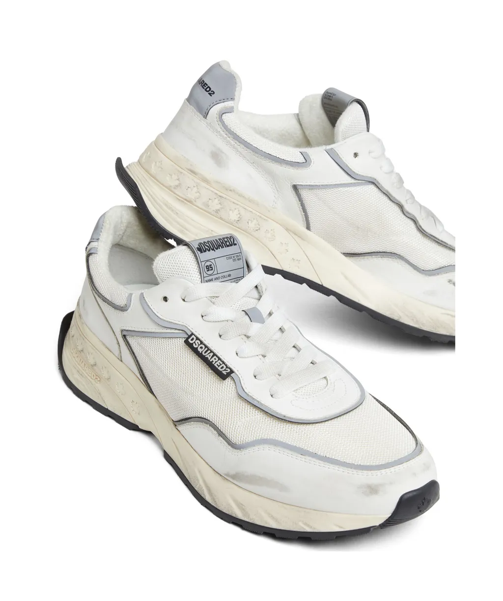 Distressed Low-Top Sneakers
