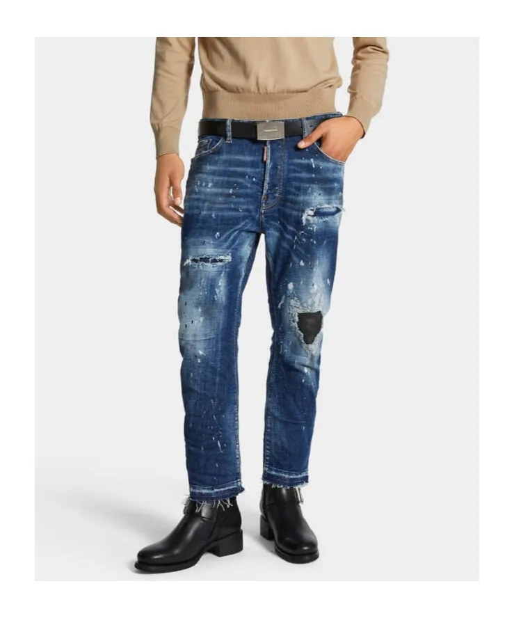 Medium Ripped Wash Bro Jeans