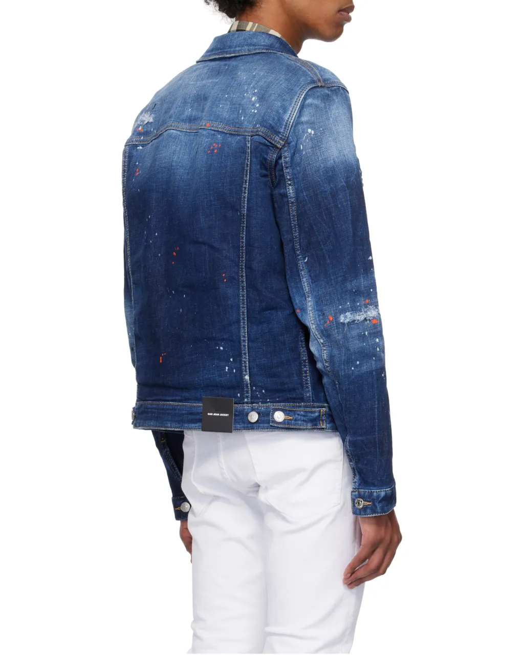 Dan Paint Splattered Denim Jacket