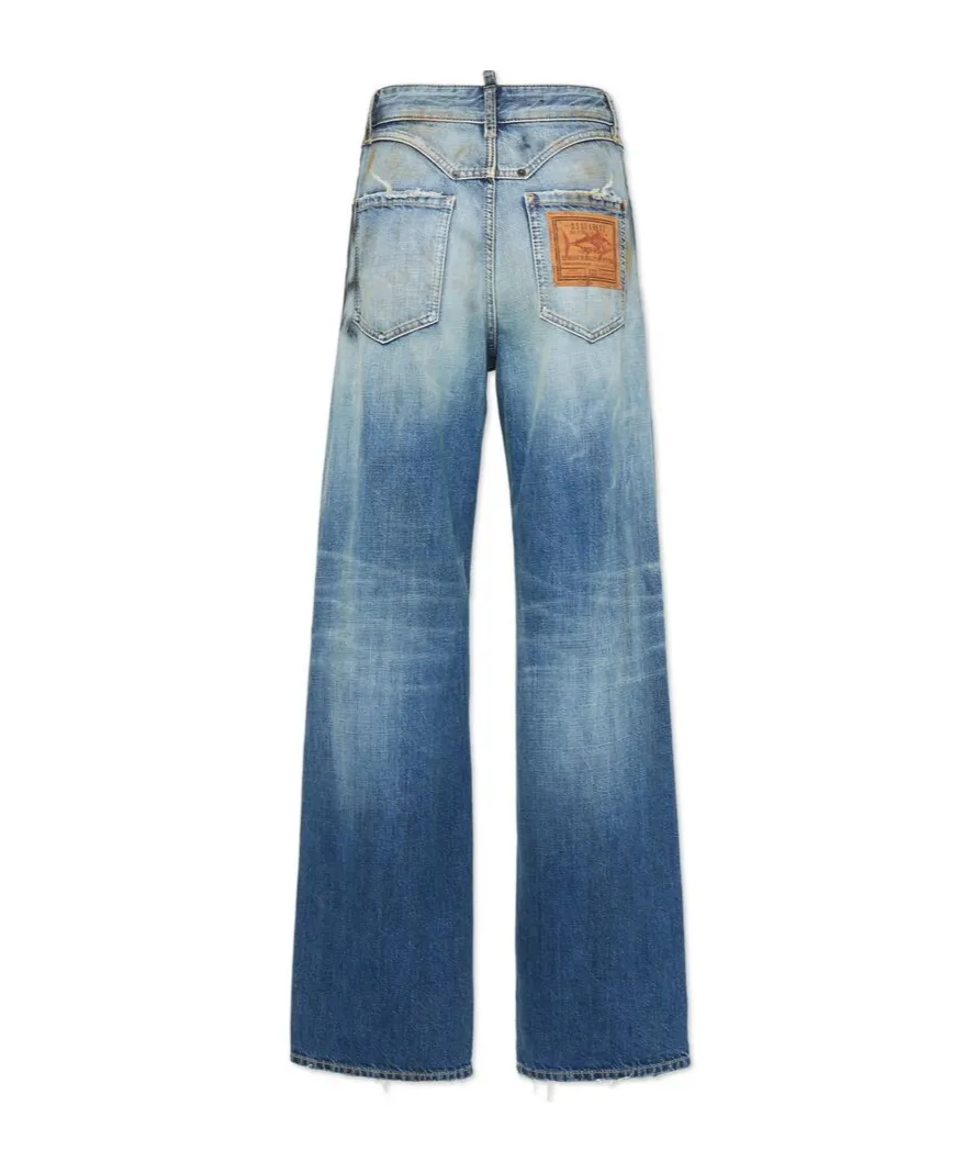 Distressed Loose Jeans