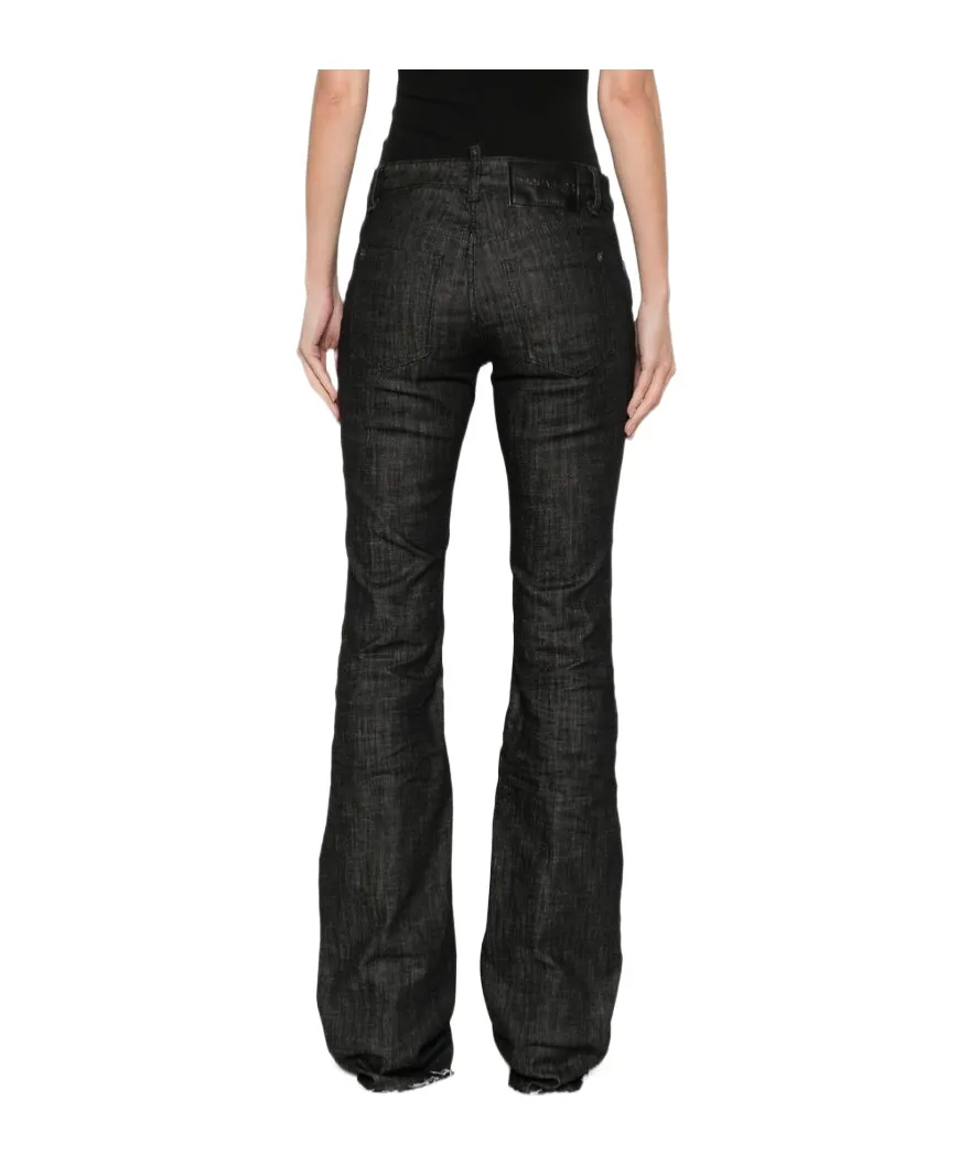 Mid-Rise Flared Jeans