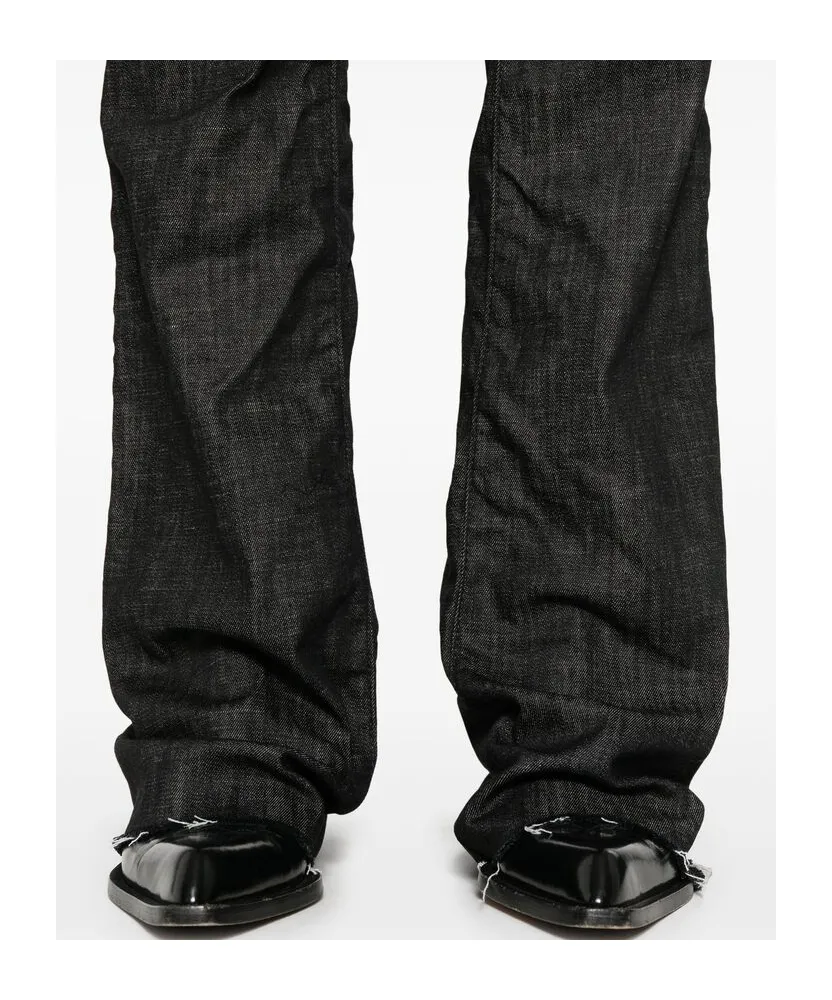 Mid-Rise Flared Jeans