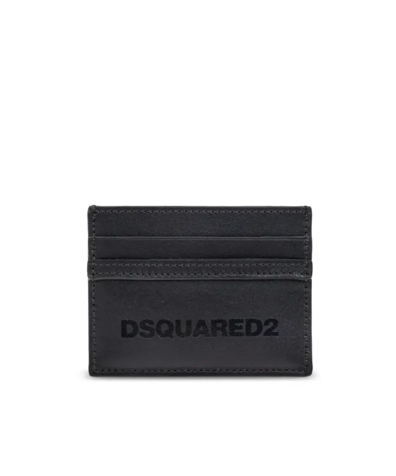Logo-Printed Credit Card Holder
