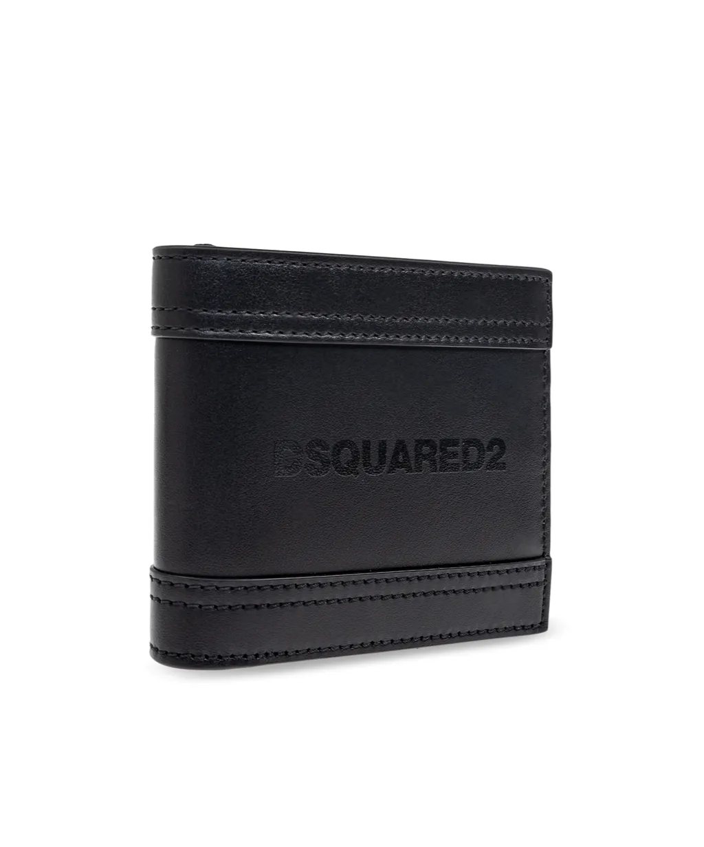 Logo-Printed Bi-Fold Wallet