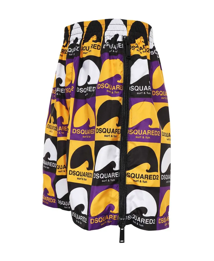Logo Print Deck Shorts