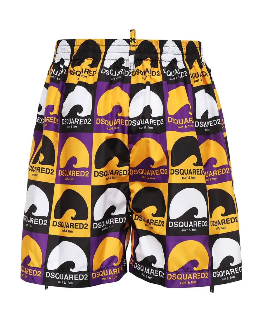Logo Print Deck Shorts
