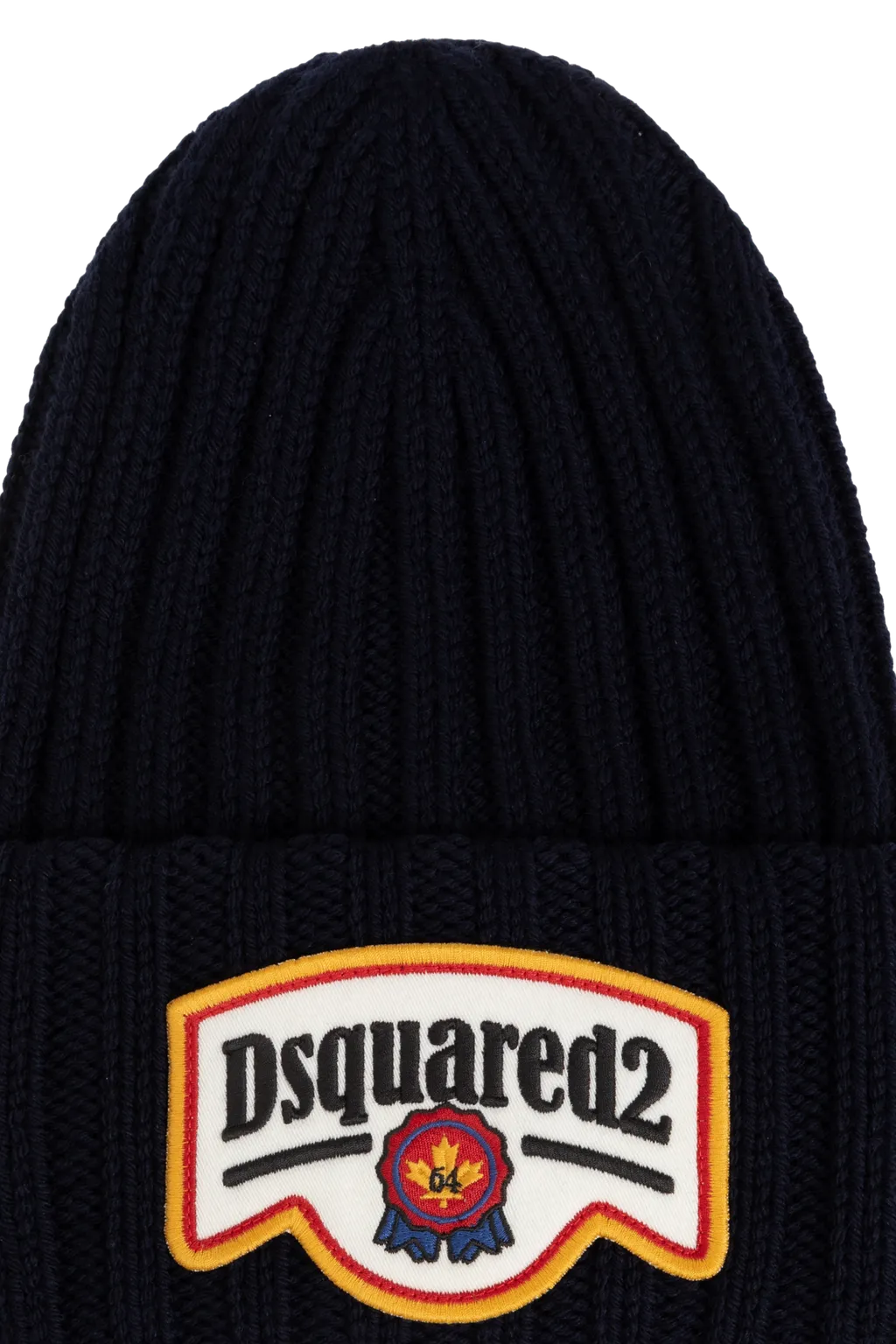 Logo Patch Knitted Beanie