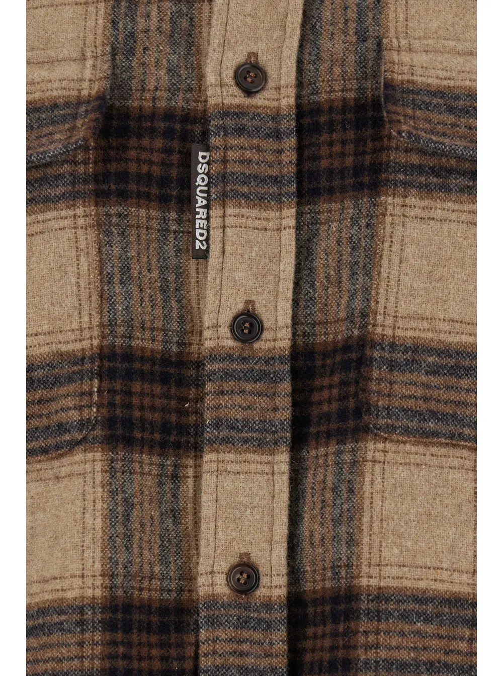 Checked Long-Sleeved Shirt