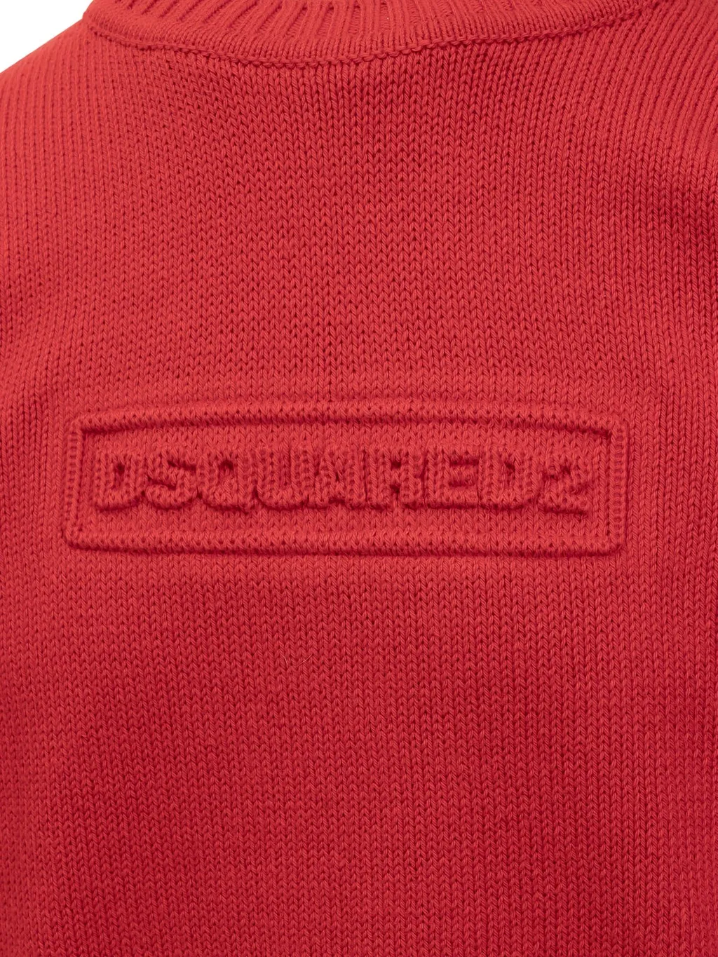 Logo Intarsia Knit Crewneck Pullover