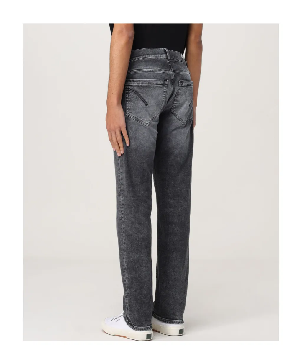 Denim Trousers With Belt Loops