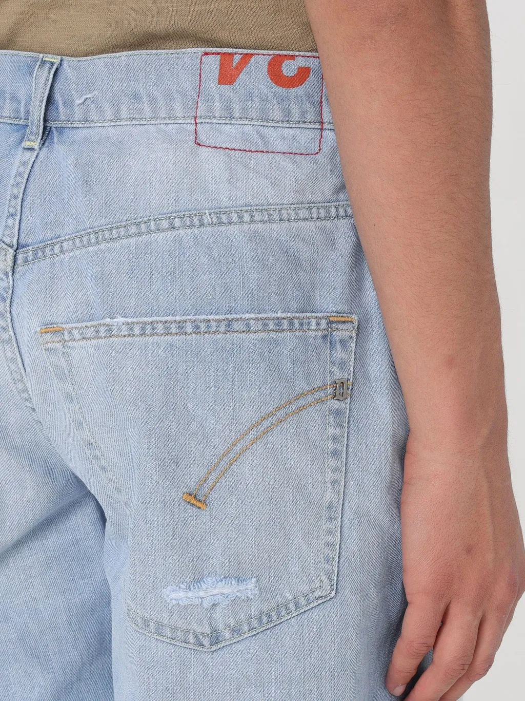 Ripped Denim Shorts