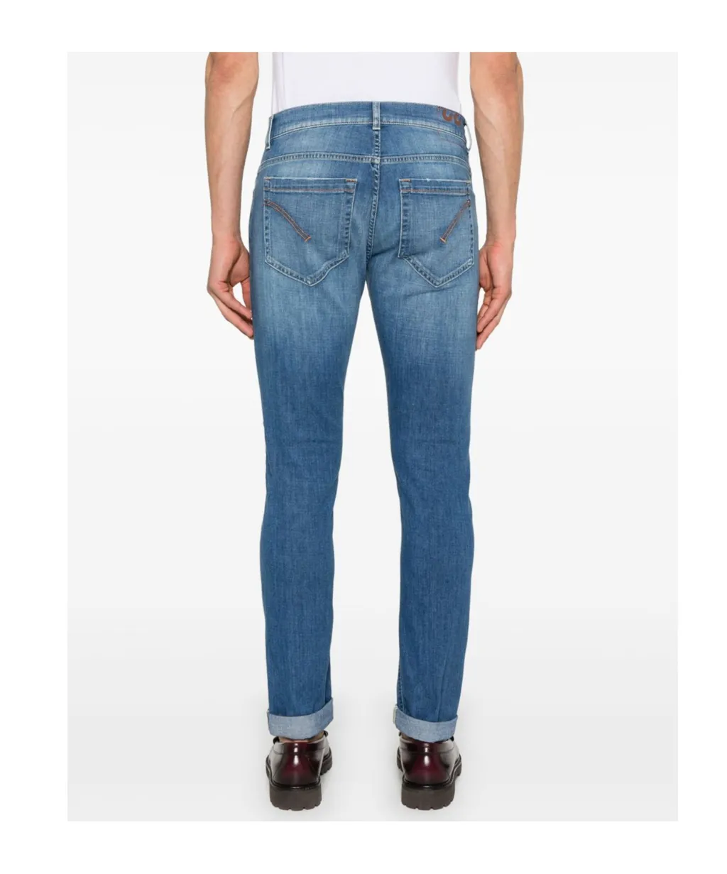 Slim Fit Distressed Pants