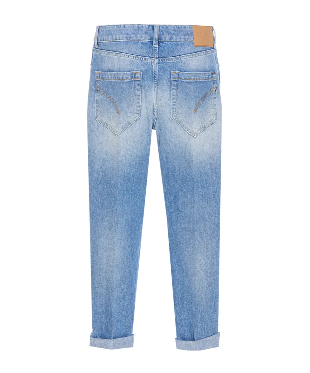 Button-Fly Straight Leg Pants