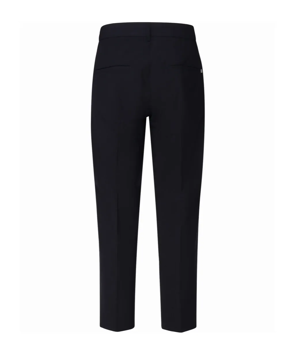 Cigarette Fit Wool Pants