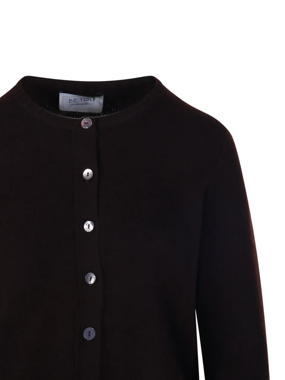 Long-Sleeved Knitted Cardigan