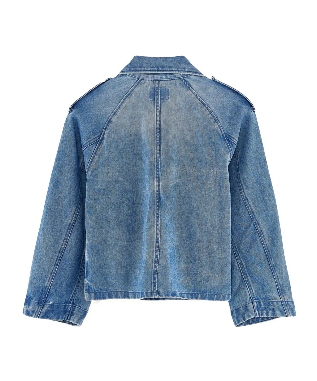 Cropped Denim Jacket
