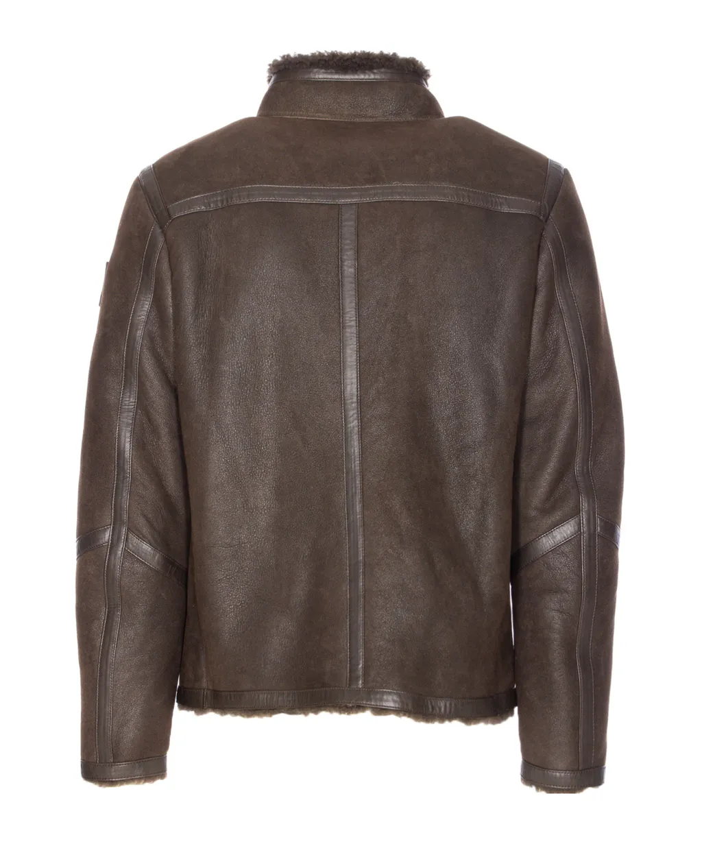 Shearling High Neck Jacket