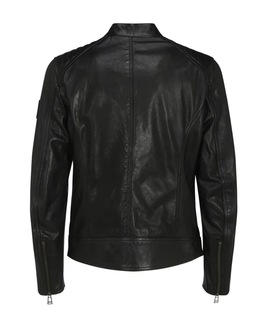 V Racer Leather Jacket