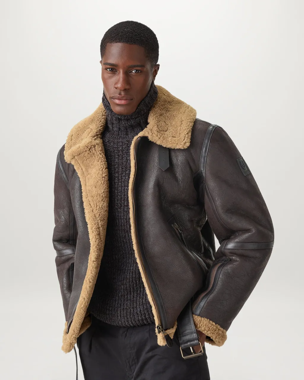 Wilder Shearling Aviator Jacket