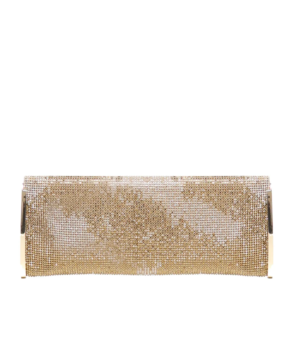 Kate Chain-Link Clutch Bag
